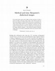 Research paper thumbnail of Method and Time: Benjamin's Dialectical Images