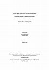 Research paper thumbnail of STUDY ON POOLING OF TECHNICAL ASSISTANCE IN THE CONTEXT OF SECTOR-WIDE APPROACHES: THE CASE OF UGANDA