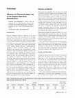 Research paper thumbnail of Efficiency of a pheromone-baited trap for the sorghum stem borer, Busseola fusca