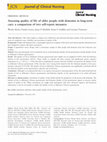 Research paper thumbnail of Assessing quality of life of older people with dementia: a comparison of quantitative self-report and proxy accounts