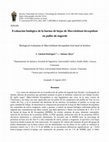 Research paper thumbnail of Evaluación biológica de la harina de hojas de Macrolobium bicuspidum en pollos de engorde