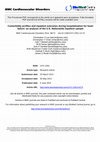 Research paper thumbnail of Comorbidity profiles and inpatient outcomes during hospitalization for heart failure: an analysis of the U.S. Nationwide inpatient sample