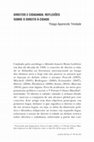 Research paper thumbnail of Direitos e cidadania: reflexões sobre o direito à cidade