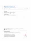 Research paper thumbnail of Globetrotting Law Firms