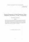 Research paper thumbnail of Precision measurement of scaled momentum, charge multiplicity, and thrust in νμN and interactions