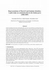 Research paper thumbnail of Representations of March 8 and feminine identities. A pilot study on communication in the Italian press (2000-2009)