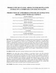 Research paper thumbnail of PRODUCCIÓN DE ETANOL ABSOLUTO POR DESTILACIÓN EXTRACTIVA COMBINADA CON EFECTO SALINO PRODUCTION OF ANHYDROUS ETHANOL BY EXTRACTIVE DISTILLATION WITH SALT EFFECT