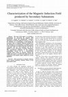 Research paper thumbnail of Characterization of the Magnetic Induction Field produced by Secondary Substations