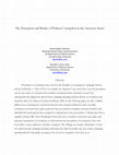 Research paper thumbnail of The Perception and Reality of Political Corruption in the American States