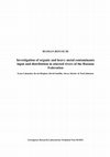 Research paper thumbnail of RUSSIAN REFUSE III Investigation of organic and heavy metal contaminants input and distribution in selected rivers of the Russian Federation