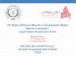 Research paper thumbnail of The Rights of Religious Minorities in Predominantly Muslim Majority Communities: Legal Framework and Call to Action