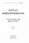 Research paper thumbnail of Lozan Barış Konferansı Tutanakları - Çeviren: Seha L. Meray