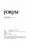 Research paper thumbnail of Introduction: Special Issue of FORUM on Identity