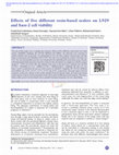 Research paper thumbnail of Effects of five different resin-based sealers on L929 and Saos-2 cell viability