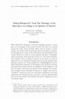 Research paper thumbnail of “Being Bishoped by” God—The Theology of the Episcopacy according to St. Ignatius of Antioch