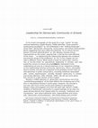 Research paper thumbnail of Leadership for Democratic Community in Schools