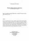 Research paper thumbnail of Distinctive Milieus, Distinctive Performance? Two Finnish Regional Innovation Systems in Comparison