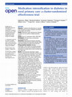 Research paper thumbnail of Medication intensification in diabetes in rural primary care: a cluster-randomised effectiveness trial