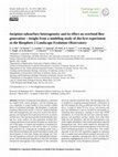 Research paper thumbnail of Incipient subsurface heterogeneity and its effect on overland flow generation &ndash; insight from a modeling study of the first experiment at the Biosphere 2 Landscape Evolution Observatory