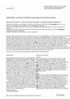 Research paper thumbnail of Antimitotic activity of EA21b mammary-carcinoma extract