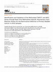 Research paper thumbnail of Identification and Validation of the Methylated TWIST1 and NID2 Genes through Real-Time Methylation-Specific Polymerase Chain Reaction Assays for the Noninvasive Detection of Primary Bladder Cancer in Urine Samples