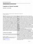 Research paper thumbnail of Cognition in Manual Assembly