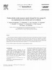 Research paper thumbnail of Oxide-nitride-oxide memory stacks formed by low-energy Si ion implantation into nitride and wet oxidation