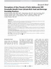 Research paper thumbnail of Perceptions of How Parents of Early Adolescents Will Personally Benefit From Calcium-Rich Food and Beverage Parenting Practices