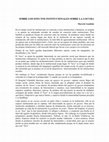 Research paper thumbnail of SOBRE LOS EFECTOS INSTITUCIONALES SOBRE LA LOCURA