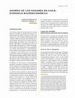 Research paper thumbnail of Ahorro de los Hogares en Chile: evidencia microeconómica