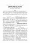 Research paper thumbnail of Morphosyntactic Resources for Automatic Speech Recognition