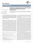 Research paper thumbnail of Inflammatory modulation of stem cells by Magnetic Resonance Imaging (MRI)-detectable nanoparticles