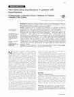 Research paper thumbnail of Nontuberculous Mycobacteria in Patients with Cystic Fibrosis