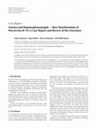 Research paper thumbnail of Seizure and Hepatosplenomegaly—Rare Manifestation of Parvovirus B-19: A Case Report and Review of the Literature