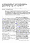 Research paper thumbnail of Quantitative imaging of intracavity spontaneous emission distributions using tapered lasers fabricated with windowed n-contacts