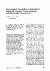 Research paper thumbnail of Psychological foundations of instructional design for emerging computer-based instructional technologies: Part I