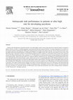 Research paper thumbnail of Antisaccade task performance in patients at ultra high risk for developing psychosis