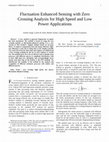 Research paper thumbnail of Fluctuation-Enhanced Sensing With Zero-Crossing Analysis for High-Speed and Low-Power Applications