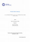 Research paper thumbnail of La Sanidad Pública en las Cortes de Cádiz (1810-1814). Tesis doctoral (incompleta)