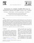 Research paper thumbnail of Development of a multiplex AmpliDet RNA assay for simultaneous detection and typing of potato virus Y isolates