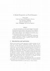 Research paper thumbnail of A modal perspective on proof dynamics