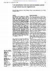 Research paper thumbnail of Low glutathione reductase and peroxidase activity in age-related macular degeneration