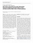 Research paper thumbnail of AFLP markers demonstrate local genetic differentiation between two indigenous oak species [ Quercus robur L . and Quercus petraea (Matt.) Liebl .] in Flemish populations