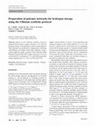 Research paper thumbnail of Preparation of polymer networks for hydrogen storage using the Ullmann synthetic protocol