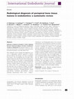 Research paper thumbnail of Radiological diagnosis of periapical bone tissue lesions in endodontics: a systematic review