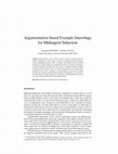 Research paper thumbnail of Argumentation-based Example Interchange for Multiagent Induction