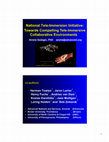 Research paper thumbnail of National tele-immersion initiative: Towards compelling tele-immersive collaborative environments