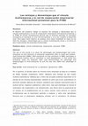 Research paper thumbnail of Las ventajas y desventajas que el vínculo multiempresa y la red de cooperación empresarial internacional presentan para la PYME