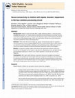 Research paper thumbnail of Neural connectivity in children with bipolar disorder: impairment in the face emotion processing circuit