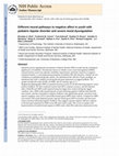 Research paper thumbnail of Different neural pathways to negative affect in youth with pediatric bipolar disorder and severe mood dysregulation